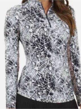 IBKUL Evie 1/4 zip long sleeve size xs